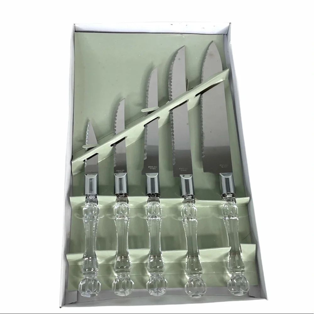 Aroma Trading Corp. 5 Piece Cutlery Set, Silver